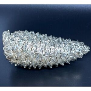 Dept 56 Silver Plated Pinecone Paperweight